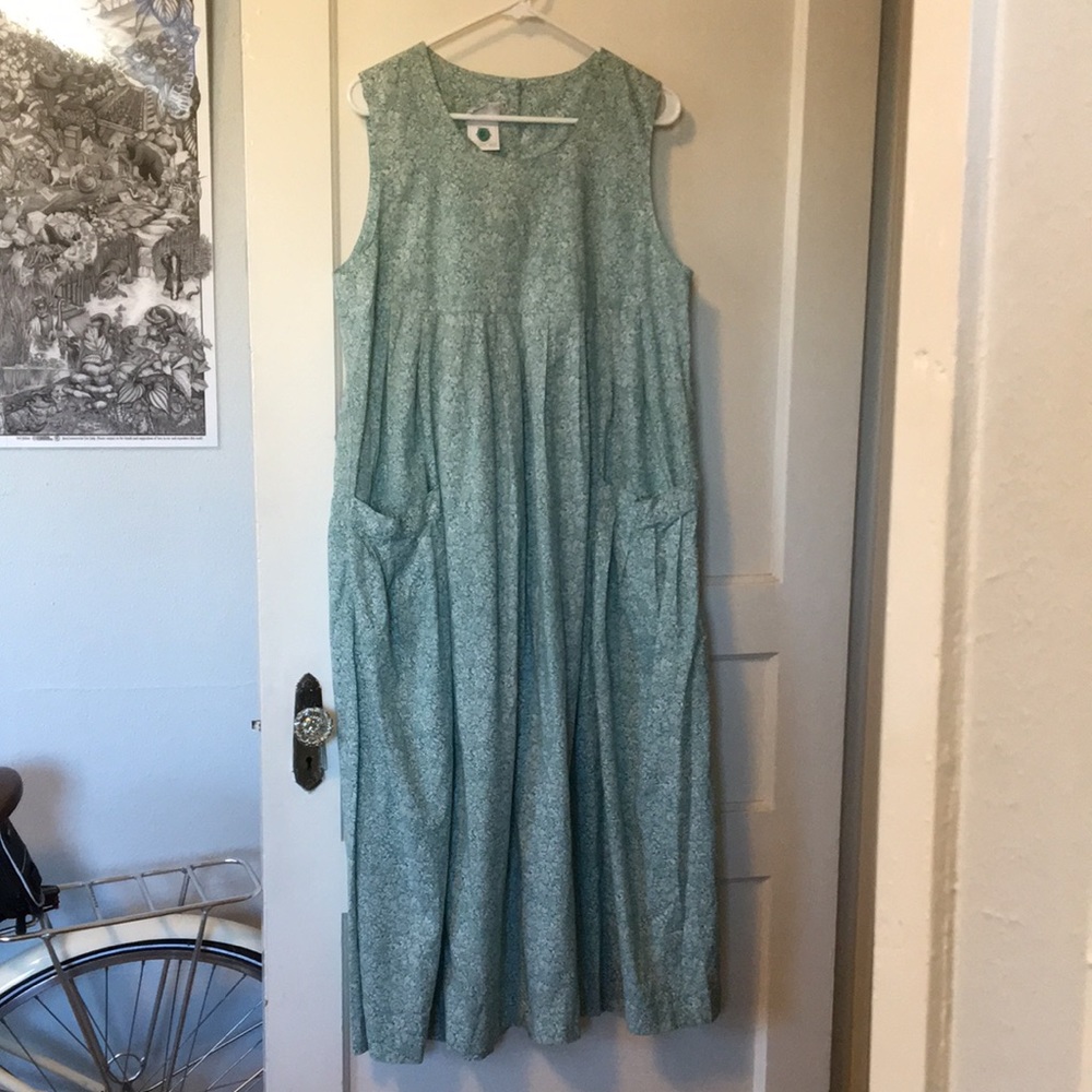 Vintage Laura Ashley Floral Prairie Dress